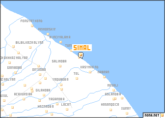 map of Şimal