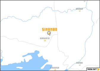 map of Simamba