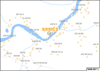 map of Simanco