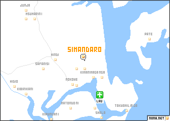 map of Simandaro