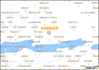 map of Simander