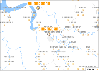 map of Simanggang