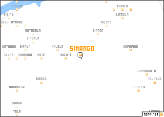 map of Simango