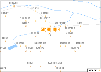 map of Simanikha