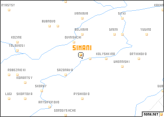 map of Simani