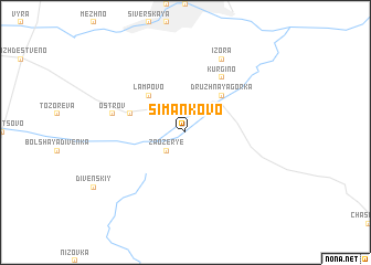 map of Simankovo