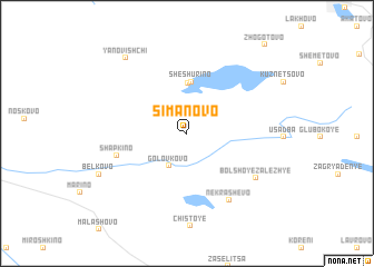 map of Simanovo