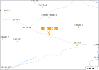 map of Simanovo