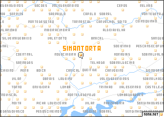 map of Simantorta