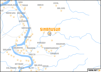 map of Simanu Sur