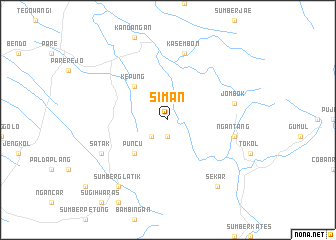 map of Siman