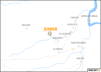 map of Simara