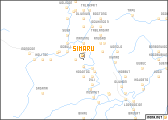 map of Simaru