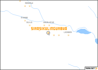 map of Simasiku Lingumbwa