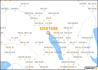 map of Simataba