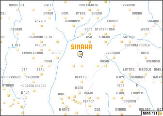 map of Simawa