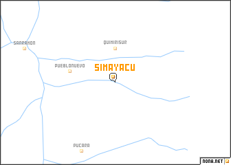 map of Simayacu