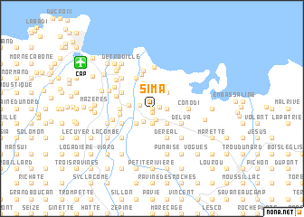 map of Sima