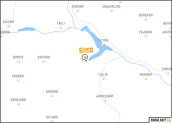 map of Sima