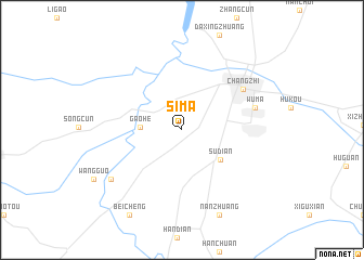 map of Sima