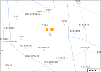 map of Sima