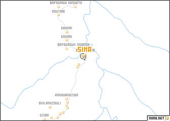 map of Sima