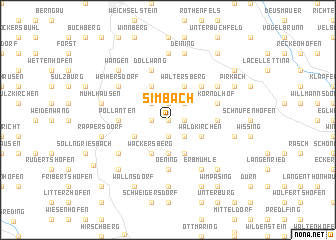 map of Simbach