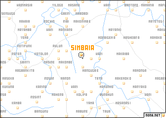 map of Simbaia