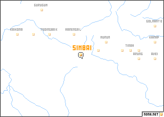 map of Simbai