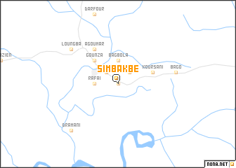 map of Simbakbé