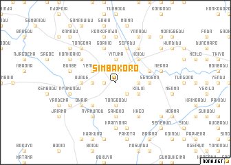 map of Simbakoro