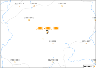 map of Simbakounian