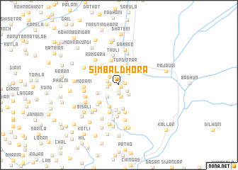 map of Simbal Dhora