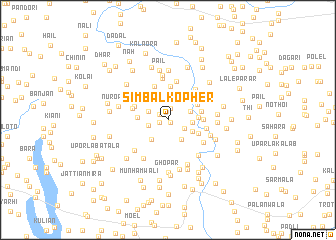 map of Simbal ko Pher