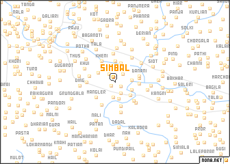 map of Simbal