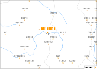 map of Simbane