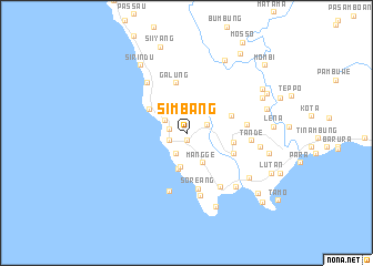 map of Simbang