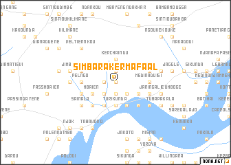 map of Simbara Ker Mafaal