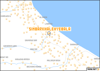 map of Sīmbar Khāleh-ye Bālā