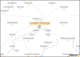 map of Sîmbăta Nouă