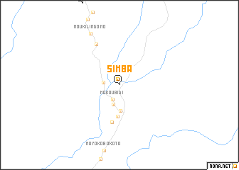 map of Simba