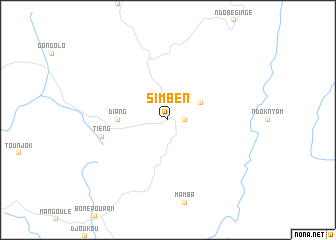 map of Simben