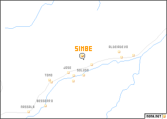 map of Simbe