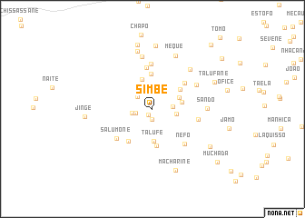 map of Simbe