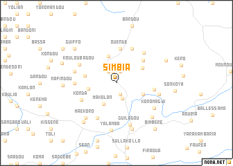 map of Simbia