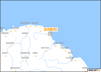 map of Simbini