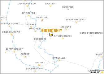 map of Simbirskiy