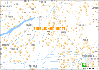 map of Simbli Dharm Arti