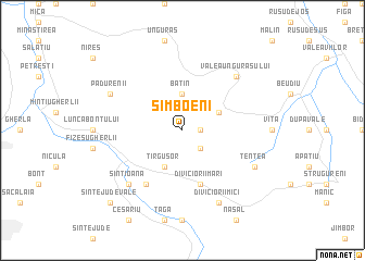 map of Sîmboeni