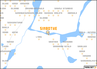 map of Simbotwe